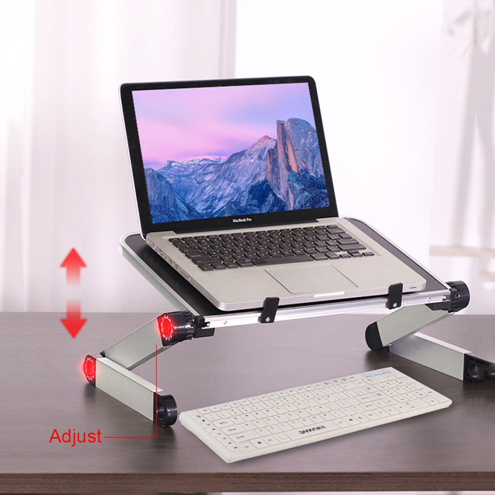 Foldable Laptop Stand — Adjustable Ergonomic Desk Riser
Your neck wasn't built to stare down at a screen for 8 hours a day.