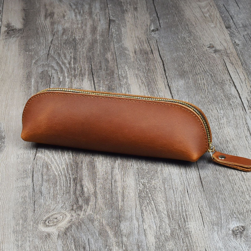 Handmade Genuine Leather Pencil Case