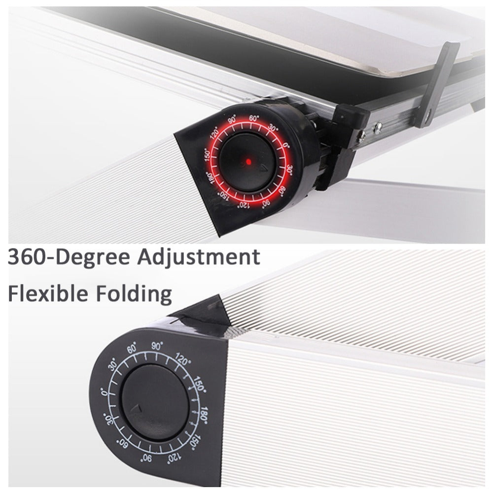 Foldable Laptop Stand — Adjustable Ergonomic Desk Riser
Your neck wasn't built to stare down at a screen for 8 hours a day.