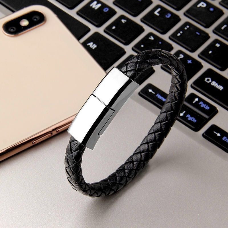 Bracelet USB Charging Cable - Portable Wrist Charger