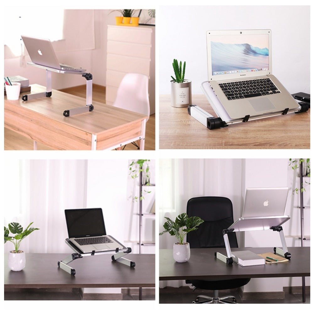 Foldable Laptop Stand — Adjustable Ergonomic Desk Riser
Your neck wasn't built to stare down at a screen for 8 hours a day.