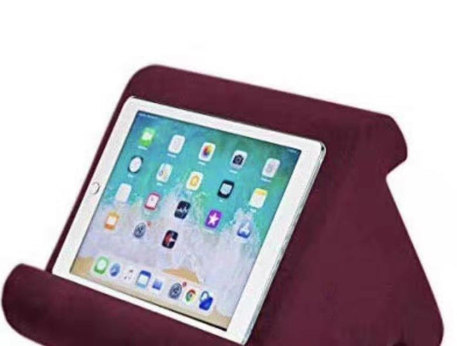 Plush Pillow Phone & Tablet Holder — Hands-Free Comfort Stand
