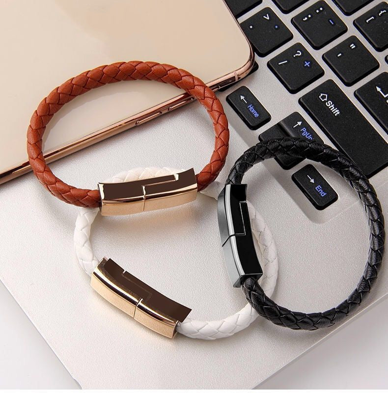 Bracelet USB Charging Cable - Portable Wrist Charger