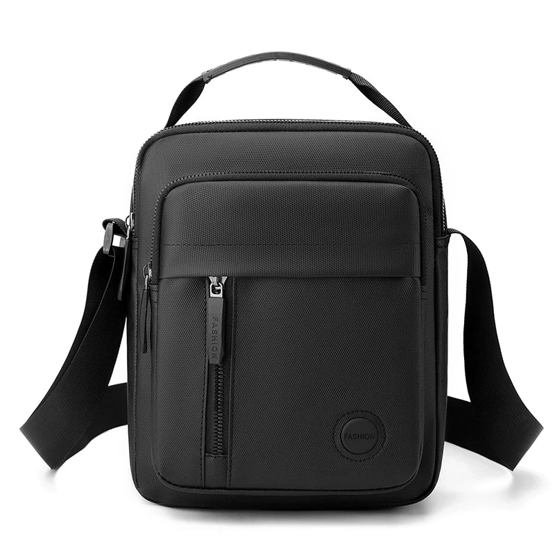 Men's Multi-Compartment Shoulder Bag