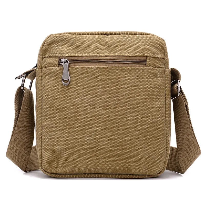 Men's Retro Canvas Crossbody Bag