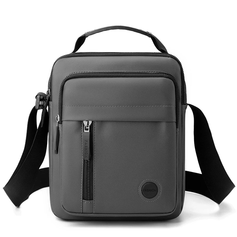 Men's Multi-Compartment Shoulder Bag