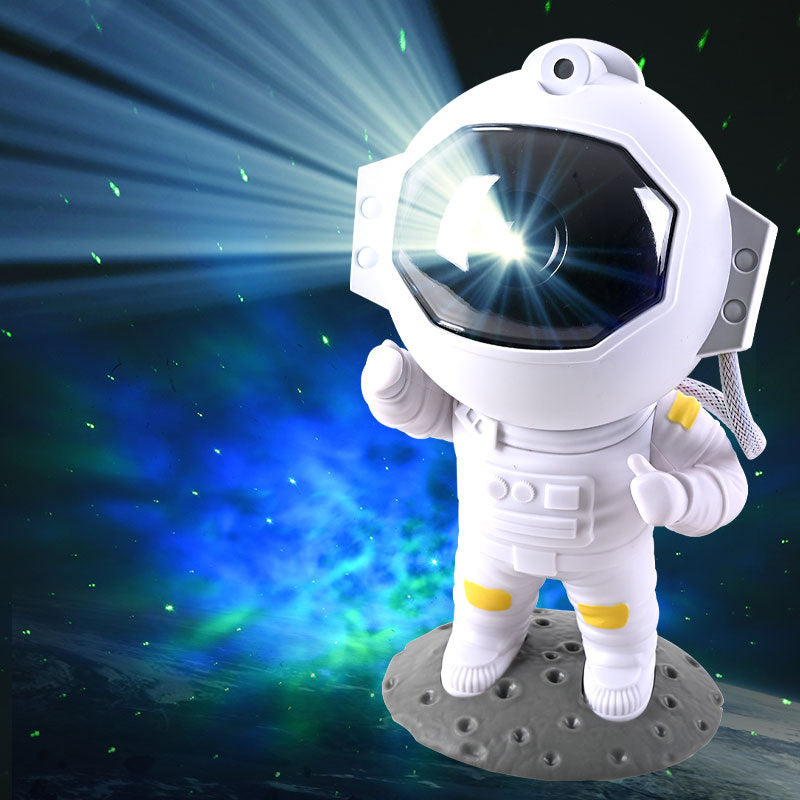 Astronaut Galaxy Star Projector — LED Night Light with Remote