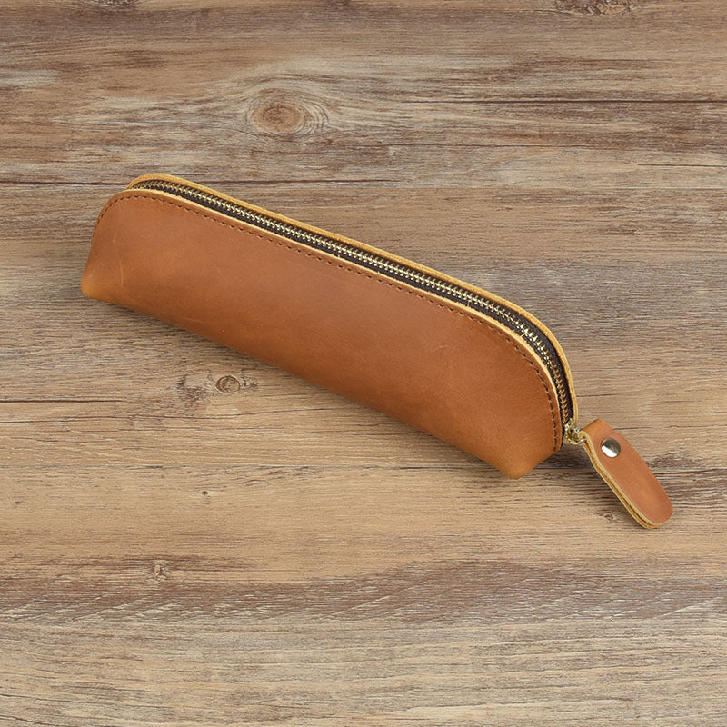Handmade Genuine Leather Pencil Case
