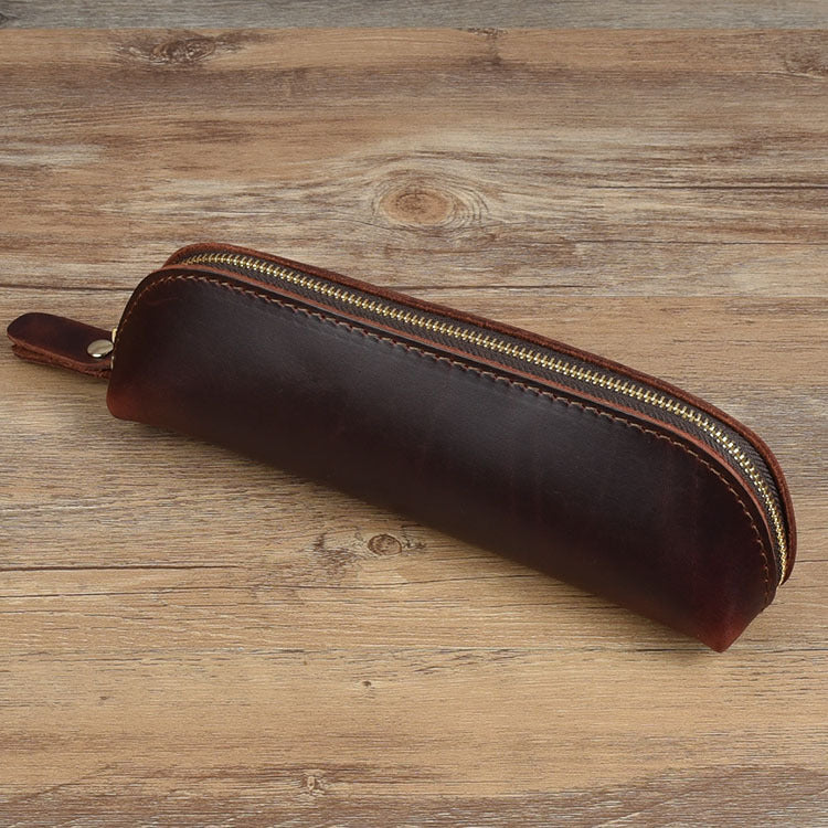 Handmade Genuine Leather Pencil Case